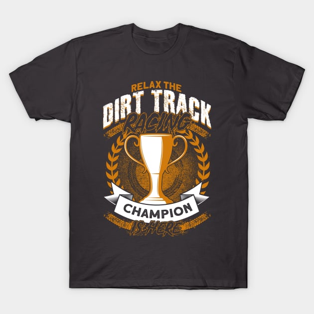 Racer Motocross Dirt Track Racing T-Shirt by Toeffishirts